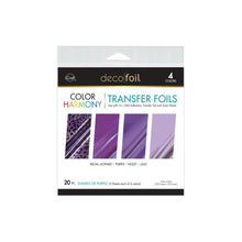 Load image into Gallery viewer, Deco Foil - Harmony Foil Pack - 6X6 - 20 Sheets - Select from Drop Down