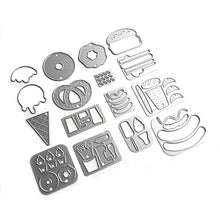 Load image into Gallery viewer, Elizabeth Craft - Metal Die - Food Truck Accessories. These dies are compatible with leading die cutting machines (sold separately). These dies are designed to cut through paper, cardstock, and other thin materials. Available at Embellish Away located in Bowmanville Ontario Canada.
