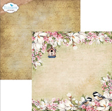 Load image into Gallery viewer, Double-sided sheets with unique designs, birds, florals, and delicate patterns in a soft color palette. At Embellish Away in Bowmanville Ontario Canada.