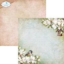 Load image into Gallery viewer, Double-sided sheets with unique designs, birds, florals, and delicate patterns in a soft color palette. At Embellish Away in Bowmanville Ontario Canada.