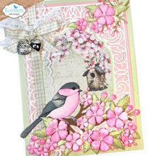 Charger l'image dans la galerie, 4 sizes of elegant 3D cherry blossoms, perfect for adding depth and layers to your floral designs. Available at Embeillish Away located in Bowmanville Ontario Canada. Example by brand ambassador.