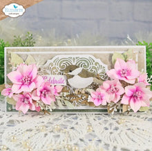 Charger l'image dans la galerie, Creates 5 sizes of elegant 3D magnolia flowers perfect for adding depth and layers to your floral designs. At Embellish Away in Bowmanville Ontario Canada. Example by brand ambassador.