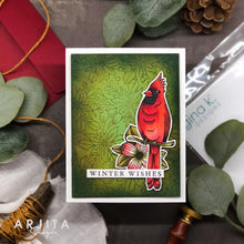 गैलरी व्यूवर में इमेज लोड करें, Gina K. Designs - Background Stamp - Poinsettia. Gina K. Designs - Background Stamp - Poinsettia. Poinsettia Background is a stamp set by Arjita Singh. This set is made of premium clear photopolymer and measures 6" X 8". Made in the USA. Available at Embellish Away located in Bowmanville Ontario Canada. Example by brand ambassador.