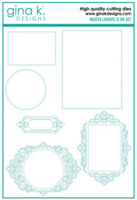 將圖片載入圖庫檢視器 Gina K. Designs - Dies Master Layouts 12. Gina K Designs wafer thin metal-etched dies are the highest quality available for your paper crafting projects. Available at Embellish Away located in Bowmanville Ontario Canada.