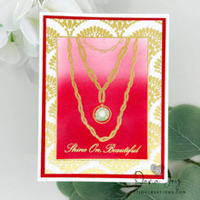 Load image into Gallery viewer, Gina K. Designs - Stamp & Die Set - Celebrate in Style. Set by Melanie Munchinger. Available at Embellish Away located in Bowmanville Ontario Canada. Example by Dana Joy.