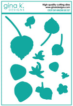 Cargar imagen en el visor de la galería, Gina K. Designs - Stamp & Die Set - Every Day Amazing. Every Day Amazing is a stamp set by Lisa Hetrick. This set is made of premium clear photopolymer and measures 6" X 8". Made in the USA. Available at Embellish Away located in Bowmanville Ontario Canada.