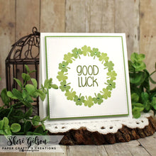 Cargar imagen en el visor de la galería, Gina K. Designs - Stamp & Die Set - Fun Frame. Fun Frame is a stamp & die set by Beth Silika. This set is made of premium clear photopolymer and measures 6" X 8". Some features include: Good Luck, Thank You, Best Wishes, Cupcake, Lady Bug. Available at Embellish Away located in Bowmanville Ontario Canada. Example by brand ambassador.