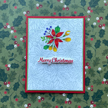 Cargar imagen en el visor de la galería, Gina K. Designs - Stamp & Die Set - Handmade Holidays. Handmade Holidays is a stamp & die set by Gina K Designs. This set is made of premium clear photopolymer and measures 6" X 8". Made in the USA. Available at Embellish Away located in Bowmanville Ontario Canada. Example by brand ambassador.