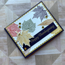 Cargar imagen en el visor de la galería, Gina K. Designs - Stamp & Die Set - Handmade Holidays. Handmade Holidays is a stamp & die set by Gina K Designs. This set is made of premium clear photopolymer and measures 6" X 8". Made in the USA. Available at Embellish Away located in Bowmanville Ontario Canada. Example by brand ambassador.