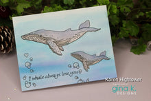 Load image into Gallery viewer, Gina K. Designs - Stamp & Die Set - Beautiful Day. Beautiful Day is a stamp set by Gina K Designs. This set is made of premium clear photopolymer and measures 6" X 8". Made in the USA. Available at Embellish Away located in Bowmanville Ontario Canada. Card example by Karen Hightower.