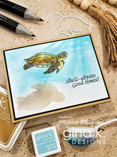 Load image into Gallery viewer, Gina K. Designs - Stamp & Die Set - Beautiful Day. Beautiful Day is a stamp set by Gina K Designs. This set is made of premium clear photopolymer and measures 6" X 8". Made in the USA. Available at Embellish Away located in Bowmanville Ontario Canada. Card example by Melanie Muenchinger.