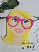 Load image into Gallery viewer, Gina K. Designs - Stamp & Die Set - Sunny Days. Sunny Days are ahead with Melanie Muenchinger’s newest set, full of sunglasses, facial features, and round elements for stamping in the frames. Available at Embellish Away located in Bowmanville Ontario Canada. Example by brand ambassador.