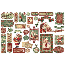 Load image into Gallery viewer, Graphic 45 - Cardstock Die-Cut Assortment - Letters To Santa. Step into a nostalgic world of holiday cheer with Graphic 45's new Christmas paper collection, Letters to Santa. Available at Embellish Away located in Bowmanville Ontario Canada.
