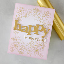 Charger l'image dans la galerie, Hero Arts - Letterpress + Foil Plate - Floral Border. Available at Embellish Away located in Bomwanville Ontario Canada. Card example by brand ambassador.