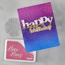 Charger l'image dans la galerie, Hero Arts - Letterpress + Foil Plate - Starbursts Set. Available at Embellish Away located in Bowmanville Ontario Canada. Example by brand ambassador.