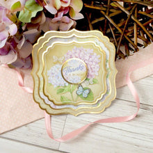 Load image into Gallery viewer, Hunkydory - A4 Deluxe Craft Pads - Forever Florals Hydrangea. Each Pad comes with 4 different topper sets which each include their own foiled and die-cut topper sheet, foiled cardstock, printed cardstock and 2 matching inserts. Available at Embellish Away located in Bowmanville Ontario Canada.