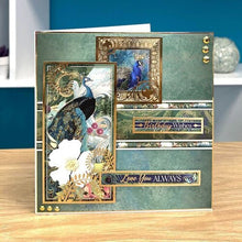 Load image into Gallery viewer, Hunkydory - A4 Deluxe Craft Pads - Peacock Garden