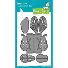 Load image into Gallery viewer, Lawn Cuts - Custom Craft Die Pop-Up - Bee. Dies are perfect for cards, scrapbooks, journals, gift cards, bookmarks and more. Simply cut the shapes and decorate in your favorite way. Available at Embellish Away located in Bowmanville Ontario Canada.