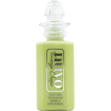Load image into Gallery viewer, Nuvo - Vintage Drops 1.1oz - Select from Drop Down. Available in a range of stunning colors in an exclusive bottle design, the unique palette features muted shades to give you subtle details and a perfect vintage finish. Available at Embellish Away located in Bowmanville Ontario Canada. Pioneer Green