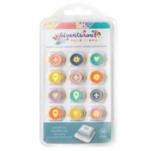 Load image into Gallery viewer, Paige Evans - Charm Staples - 12/Pkg - Adventurous. Elevate your crafting projects with the touch of charm staples. Available at Embellish Away located in Bowmanville Ontario Canada.