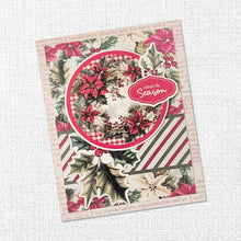 Load image into Gallery viewer, Paper Rose - 6X8 Quick Cards Die Cuts - Christmas Holly. Available at Embellish Away located in Bowmanville Ontario Canada. Example by brand ambassador.