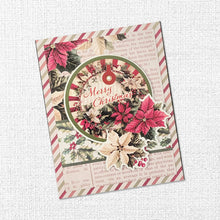 Load image into Gallery viewer, Paper Rose - 6X8 Quick Cards Die Cuts - Christmas Holly. Available at Embellish Away located in Bowmanville Ontario Canada. Example by brand ambassador.