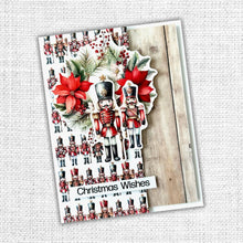 Load image into Gallery viewer, Paper Rose Studio - Basics 12x12 Paper Collection - Jolly Holidays. Traditional Christmas images: poinsettias, plaids, festive baubles, delicious treats, cardinals, polar bears and penguins. Perfect for creating beautiful and festive holiday crafts. Available at Embellish Away located in Bowmanville Ontario Canada. Example by brand ambassador.