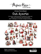 Load image into Gallery viewer, Paper Rose Studio - Cut Aparts Paper Pack - Jolly Holidays. Expertly curated for the festive holiday season, the Jolly Holidays Collection showcases a classic red and green color palette with touches of black and features traditional Christmas images. Available at Embellish Away located in Bowmanville Ontario Canada.