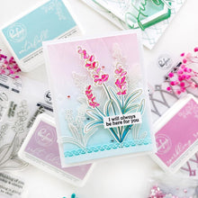 Charger l'image dans la galerie, Pinkfresh Studio Press Plate & Die - Thinking Of You. Used with a Letterpress or a hot foil system. Embellish Away in Bowmanville Ontario Canada. Example by brand ambassador.