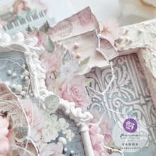 Load image into Gallery viewer, Prima Marketing - Double-Sided Paper Pad 8"X8" 32/Pkg - French Blue. A sweet melody, a vintage poem on a worn piece of paper, an endearing note handwritten into a journal. Available at Embellish Away located in Bowmanville Ontario Canada. Example by brand ambassador.