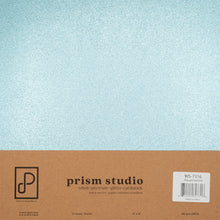 Load image into Gallery viewer, Prism Studio - 12X12 Whole Spectrum Glitter Cardstock - Aquamarine (15 sheets). Heavyweight, 103.4lb (280 gsm) Sparkle and elegance to your projects. For crafting, scrapbooking, invitations, and DIY. At Embellish Away in Ontario Canada.