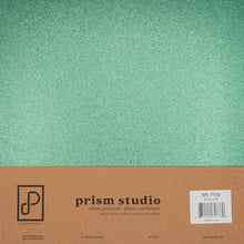 Load image into Gallery viewer, Prism Studio - 12X12 Whole Spectrum Glitter Cardstock - Emerald (15 sheets). Heavyweight, 103.4lb (280 gsm) Sparkle and elegance to your projects. For crafting, scrapbooking, invitations, and DIY. At Embellish Away in Ontario Canada.