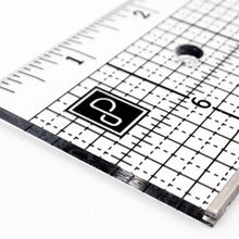 Load image into Gallery viewer, Prism Studio - 14" - Zero Centre Design Ruler. Available at Embellish Away located in Bowmanville Ontario Canada.