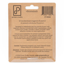 Load image into Gallery viewer, Prism Studio - Disc Magnets - Large (12pc). Each measuring 15mm x 1mm (5/8" x 3/64"). Available at Embellish Away located in Bowmanville Ontario Canada.