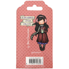 Load image into Gallery viewer, Santoro's Gorjuss - Rubber Stamp - Nr. 517 - Hot Chocolate. Studio Light clear stamps are made of polymer, which makes them soft, textured and easy to handle. By sticking them on a stamping block or stamping platform, they are immediately ready for use. Available at Embellish Away located in Bowmanville Ontario Canada.