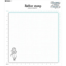Load image into Gallery viewer, Santoro's Gorjuss - Rubber Stamp - Nr. 517 - Hot Chocolate. Studio Light clear stamps are made of polymer, which makes them soft, textured and easy to handle. By sticking them on a stamping block or stamping platform, they are immediately ready for use. Available at Embellish Away located in Bowmanville Ontario Canada.