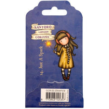 Load image into Gallery viewer, Santoro's Gorjuss - Rubber Stamp - Nr. 518 - Just A Spark. Studio Light clear stamps are made of polymer, which makes them soft, textured and easy to handle. By sticking them on a stamping block or stamping platform, they are immediately ready for use. Available at Embellish Away located in Bowmanville Ontario Canada.