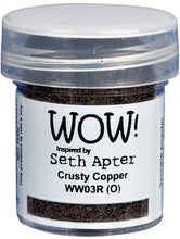 Load image into Gallery viewer, Seth Apter - WOW - Special Color Embossing Powder - Regular - Crusty Copper. Available at Embellish Away located in Bowmanville Ontario Canada.