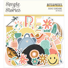 Cargar imagen en el visor de la galería, Simple Stories - Bits & Pieces Die-Cuts - 48/Pkg - Boho Sunshine. Die-Cuts are a great addition to scrapbook pages, greeting cards and more! The perfect embellishment for all your paper crafting needs! Available at Embellish Away located in Bowmanville Ontario Canada.