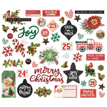 Load image into Gallery viewer, Simple Stories - Bits & Pieces Die-Cuts - 49/Pkg - Simple Vintage Dear Santa. Take your projects to the next level and put the perfect finishing touch with die cut embellishments. They can add dimensions and color to your projects. Available at Embellish Away located in Bowmanville Ontario Canada.