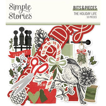Charger l'image dans la galerie, Simple Stories - Bits & Pieces Die-Cuts - 53/Pkg - The Holiday Life. Take your projects to the next level and put the perfect finishing touch with die cut embellishments. Available at Embellish Away located in Bowmanville Ontario Canada.