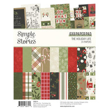 Charger l'image dans la galerie, Simple Stories - Double-Sided Paper Pad 6"X8" - 24/Pkg - The Holiday Life. Unique papers is a high-quality printed designer cardstock perfect for use with scrapbooking, paper crafting, card making, planning, home decor and more! Available at Embellish Away located in Bowmanville Ontario Canada.