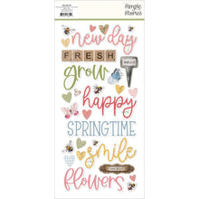 Cargar imagen en el visor de la galería, Simple Stories - Foam Stickers - 50/Pkg - Spring Garden. If you want to add a bit of dimension to your projects these foam stickers will do the job. This package is sure to add the finishing touches to your projects. Available at Embellish Away located in Bowmanville Ontario Canada.