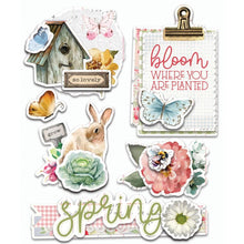 Load image into Gallery viewer, Simple Stories - Layered Chipboard Die-Cuts - Simple Vintage Spring Garden. While you need the perfect paper to start your project, you also need the perfect embellishment to finish your project! Available at Embellish Away located in Bowmanville Ontario Canada.