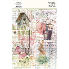 Load image into Gallery viewer, Simple Stories - Rub-Ons - Simple Vintage Spring Garden. These transfers are easy to use rub-on transfers that release onto a wide variety of surfaces allowing for a multitude of decor, furniture and multi-media uses. Available at Embellish Away located in Bowmanville Ontario Canada.