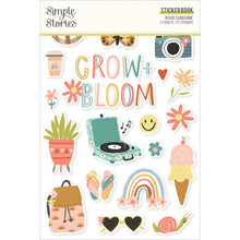 Cargar imagen en el visor de la galería, Simple Stories - Sticker Book - Boho Sunshine - 12/Sheets - Boho - 572/Pkg. Creatively embellish any project of your choice. Be it for scrapbooks, photo albums, or planners, the eye-catching pieces are guaranteed to add style on any artwork! Available at Embellish Away located in Bowmanville Ontario Canada.