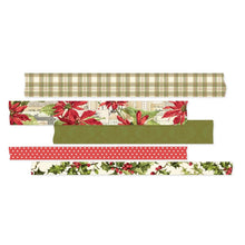 Load image into Gallery viewer, Simple Stories - Washi Tape - 5 Pack - Simple Vintage Yuletide. This package of washi tape features 5 rolls. There are two 8mm wide rolls and three 15mm wide rolls. This tape can be used to decorate journals, planners, envelopes, and cards. Available at Embellish Away located in Bowmanville Ontario Canada.