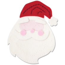 Load image into Gallery viewer, Sizzix - Bigz Die By Olivia Rose - Santa Claus. Complete with a pom pom hat and lovely rosy cheeks! Add to cards and papercraft makes like gift tags and wrap or cut from felt and fabric and embellish cushions, personalized pajamas and so much more! Available at Embellish Away located in Bowmanville Ontario Canada.