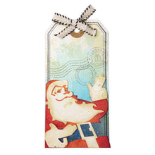 Load image into Gallery viewer, Sizzix - Thinlits Dies By Tim Holtz - 6/Pkg - Retro Santa. Thinlit dies offer a variety of affordable solo options or multi die options. Thinlits are easy to use and are compact and portable. Available at Embellish Away located in Bowmanville Ontario Canada. Example by brand ambassador.