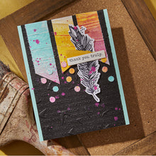 Load image into Gallery viewer, Spellbinder - 3D Embossing Folder - Collaged Birds - Soaring. Available at Embellish Away located in Bowmanville Ontario Canada. Example by brand ambassador.